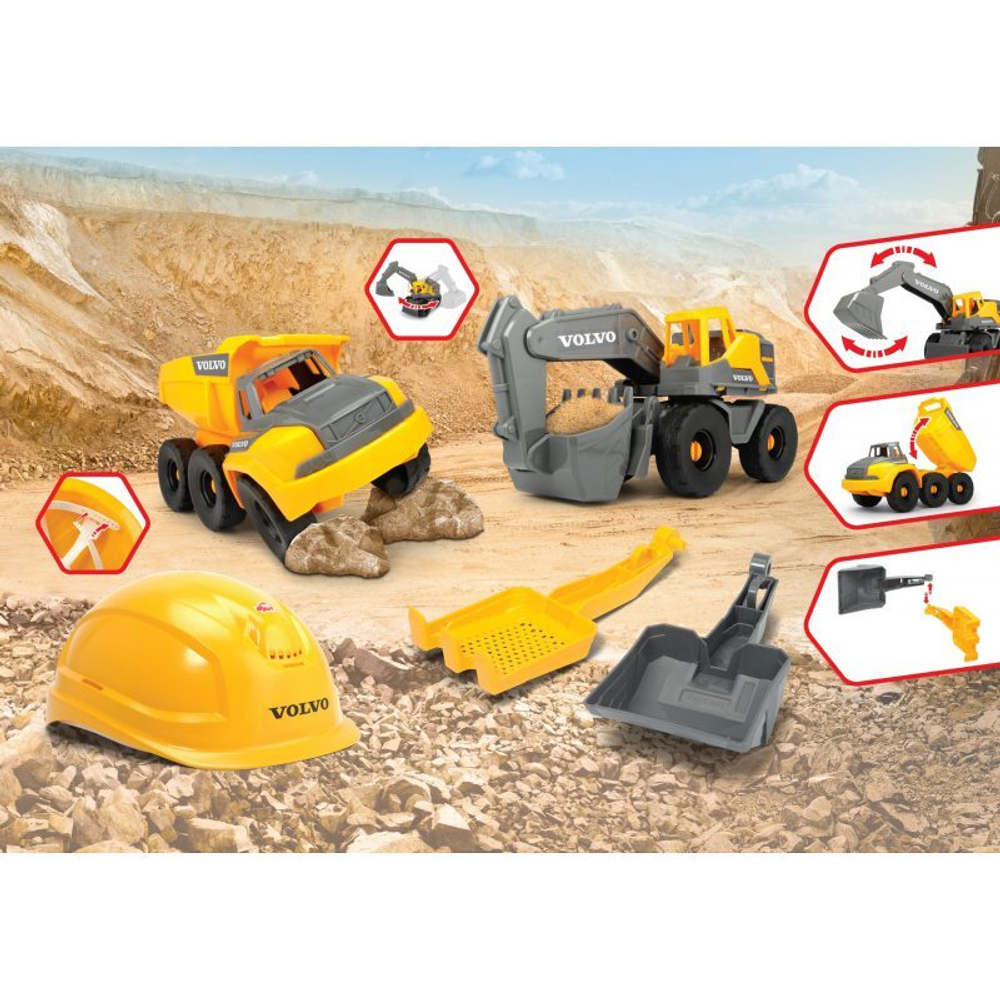 Набор Construction Volvo Dickie Toys 3729013