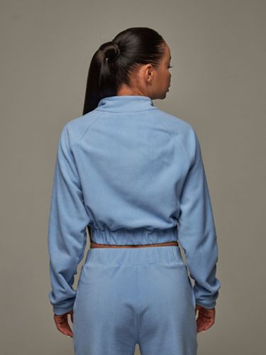 Кофта из флиса Plush Light Blue на молнии