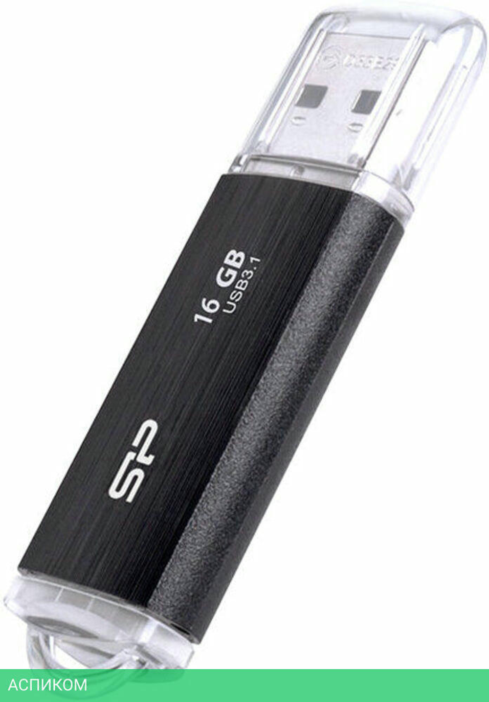 USB Flash-накопитель Silicon-Power Blaze B02 16Gb черный (SP016GBUF3B02V1K)