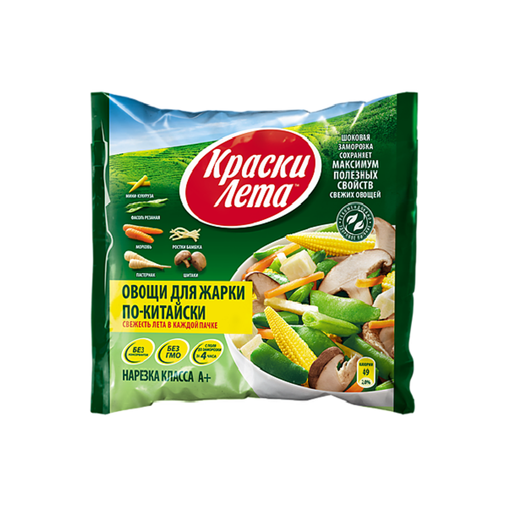 Овощи для жарки ПО-КИТАЙСКИ 400гр (1х20) КраскиЛета