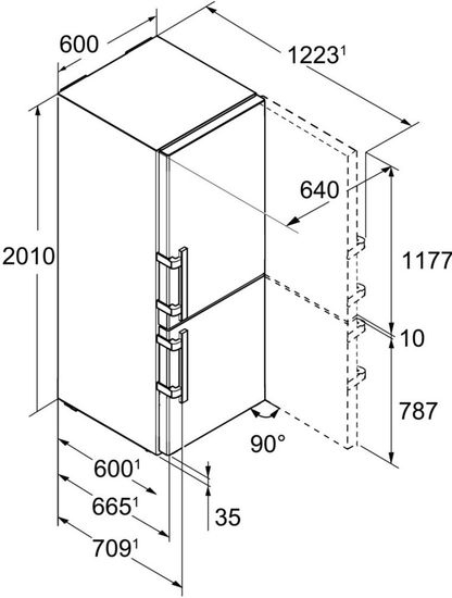 Холодильник Liebherr CBNies 4878