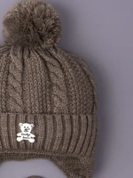 Шапка вязаная демисезонная для детей