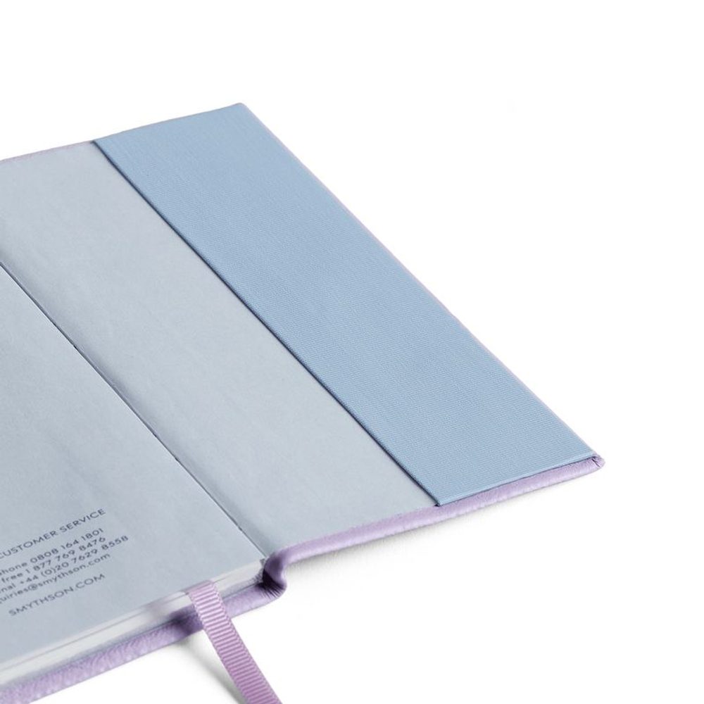 Smythson Ежедневник 2026 Panama Weekly Diary with Pocket, Navy
