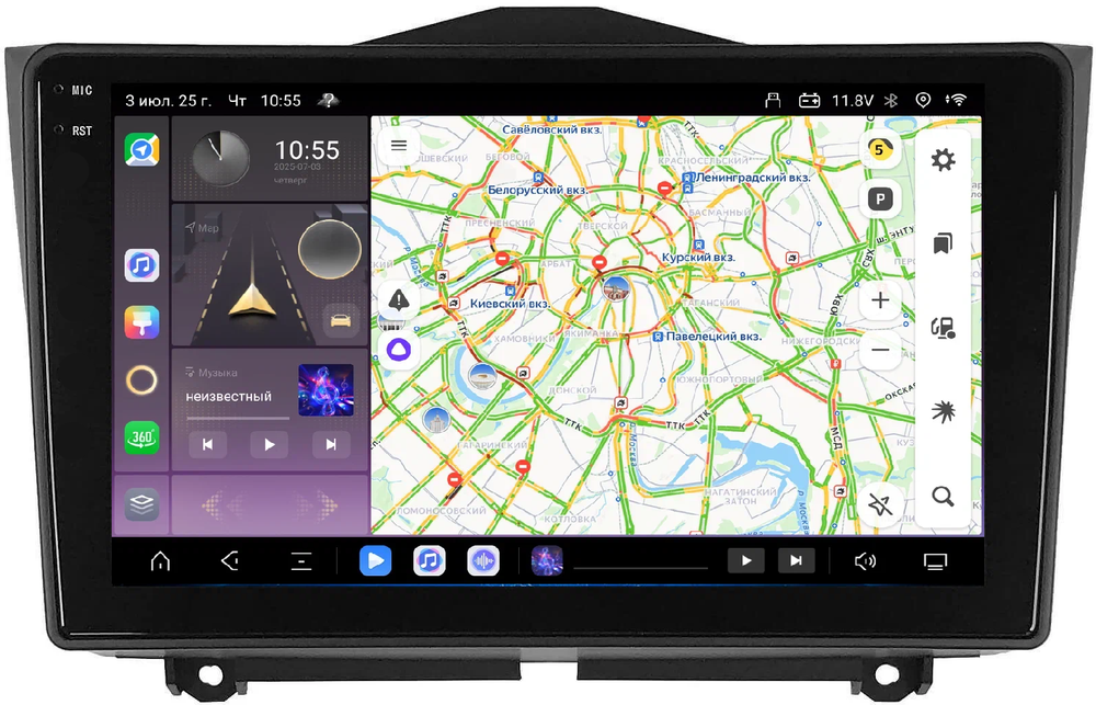 Магнитола для Lada Granta 2018+ - Carmedia OL-9063 QLed+2K, Android 13, TS20, CarPlay, 4G SIM-слот