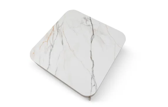 Журнальный столик с выдвижными ящиками Nomu, 90х90 см, керамика