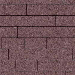 Тротуарная плитка ПРЯМОУГОЛЬНИК 300х150 мм - Гранит+ Красный с черным