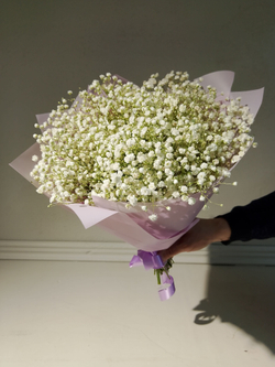 Огромный букет с воздушной гипсофилой (М0010)