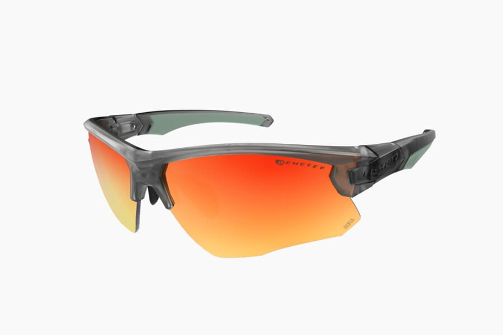 Спортивные очки Demetz Pulsa 2 / Grey / Khaki V. Brown Mirror Orange Cat.3