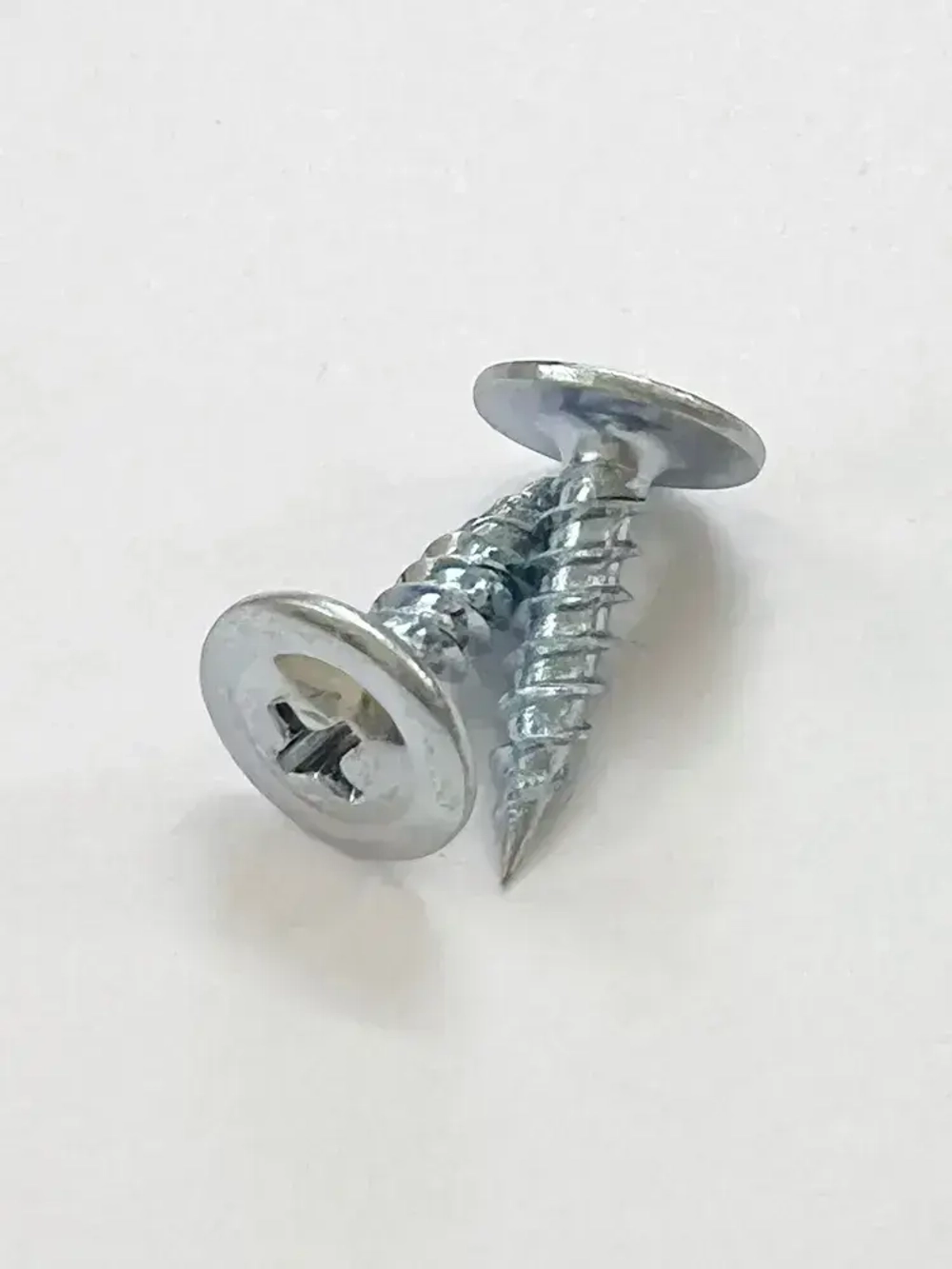 Саморезы с прессшайбой, острые, оцинкованные, с частой резьбой (по дереву и металлу) 4.2х16 мм (1 кг)