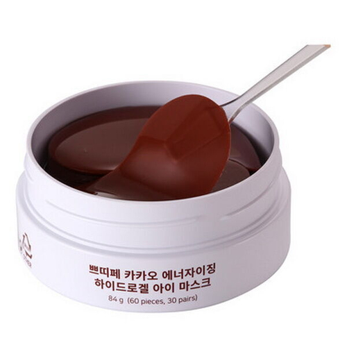 Тонизирующие гидрогелевые патчи с какао Petitfee Cacao Energizing Hydrogel Eye Mask, 60шт