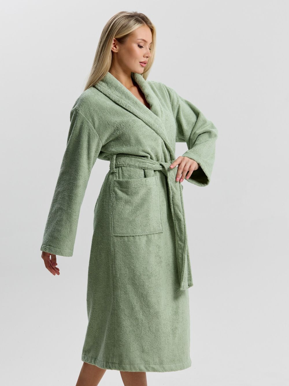 Халат женский Комфорт-3 Виотекс СВ.- ОЛИВКОВЫЙ