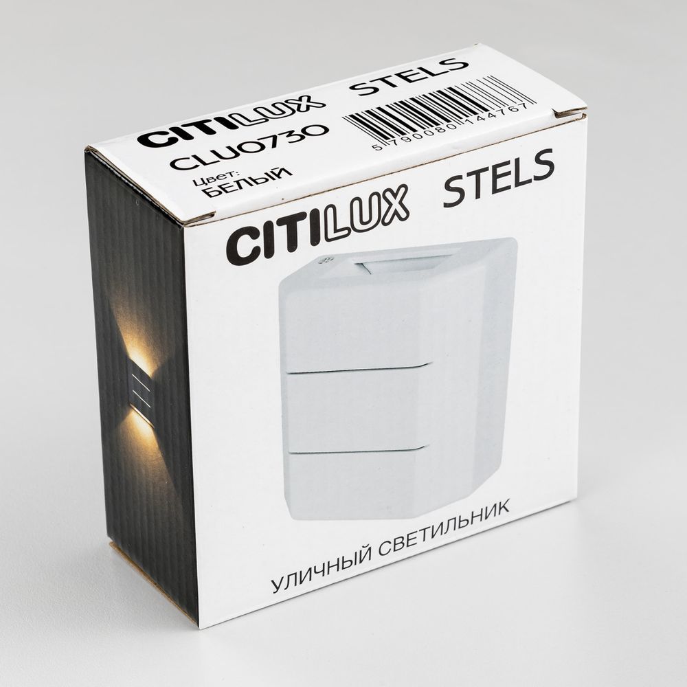 Citilux STELS CLU0730 LED Уличный настенный светильник Белый