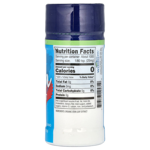 SweetLeaf Stevia, органический экстракт листьев стевии, 25 г (0,9 унции)