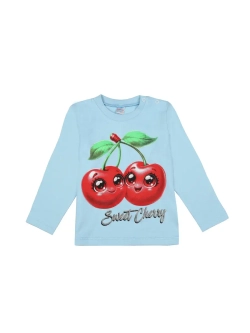 Футболка для садика с длинным рукавом.девочка.1шт