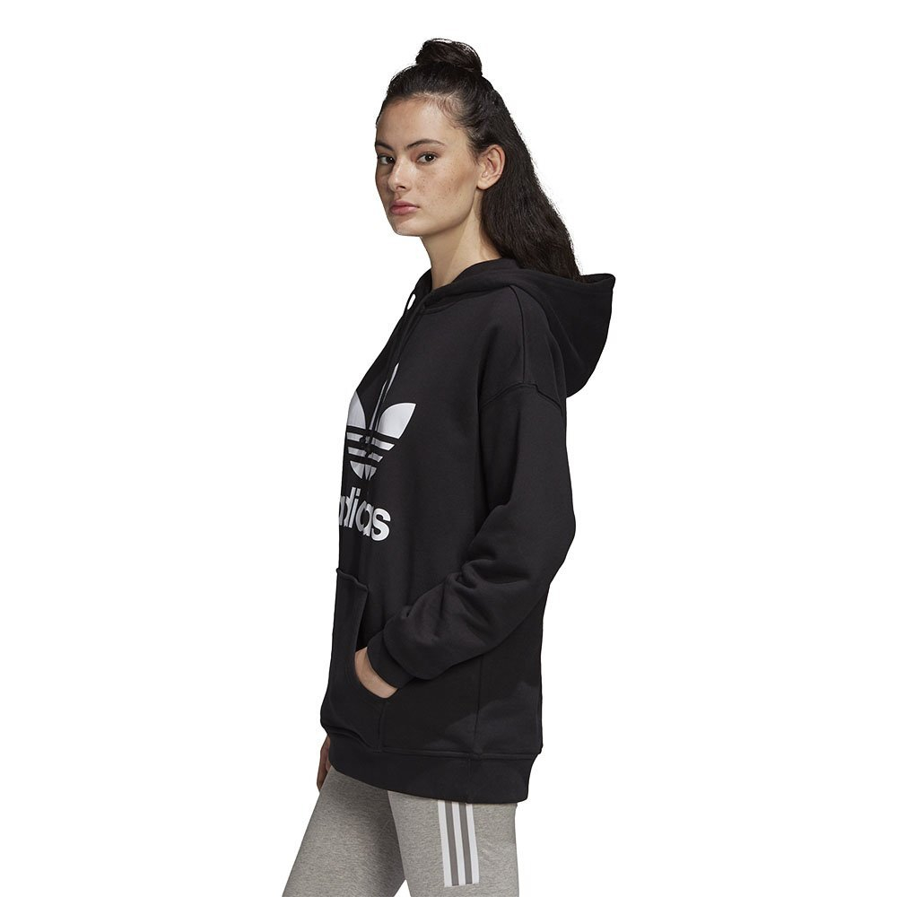 Баскетбольная женская толстовка Adidas Adicolor Trefoil Sweatshirt Black