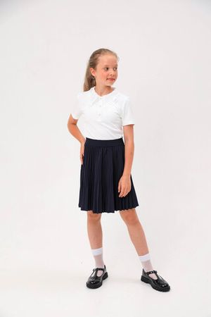 Блуза с коротким рукавом трикотажная для девочки DELORAS Z63182S