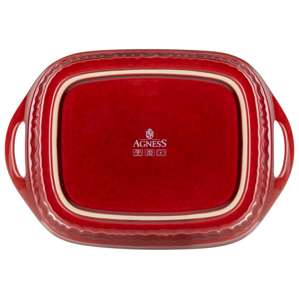 ФОРМА ДЛЯ ЗАПЕКАНИЯ С КРЫШКОЙ REACTIVE RED 33*23*9,5/13 СМ 2000 МЛ
