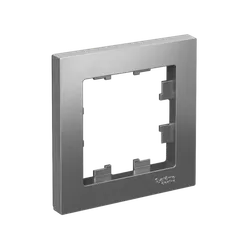 Рамка 1-м AtlasDesign сталь SE ATN000901