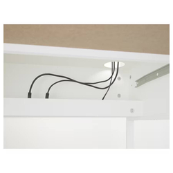 МИККЕ MICKE Стол 73х50 см с ящиком белый