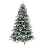Ёлка «Таинственный лес» 210 см, (1100 веток), ПВХ,леска,резина шишки, белое напыление