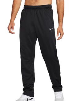 Мужские теннисные штаны Nike Therma-FIT Open Hem Fitness - black/black/white