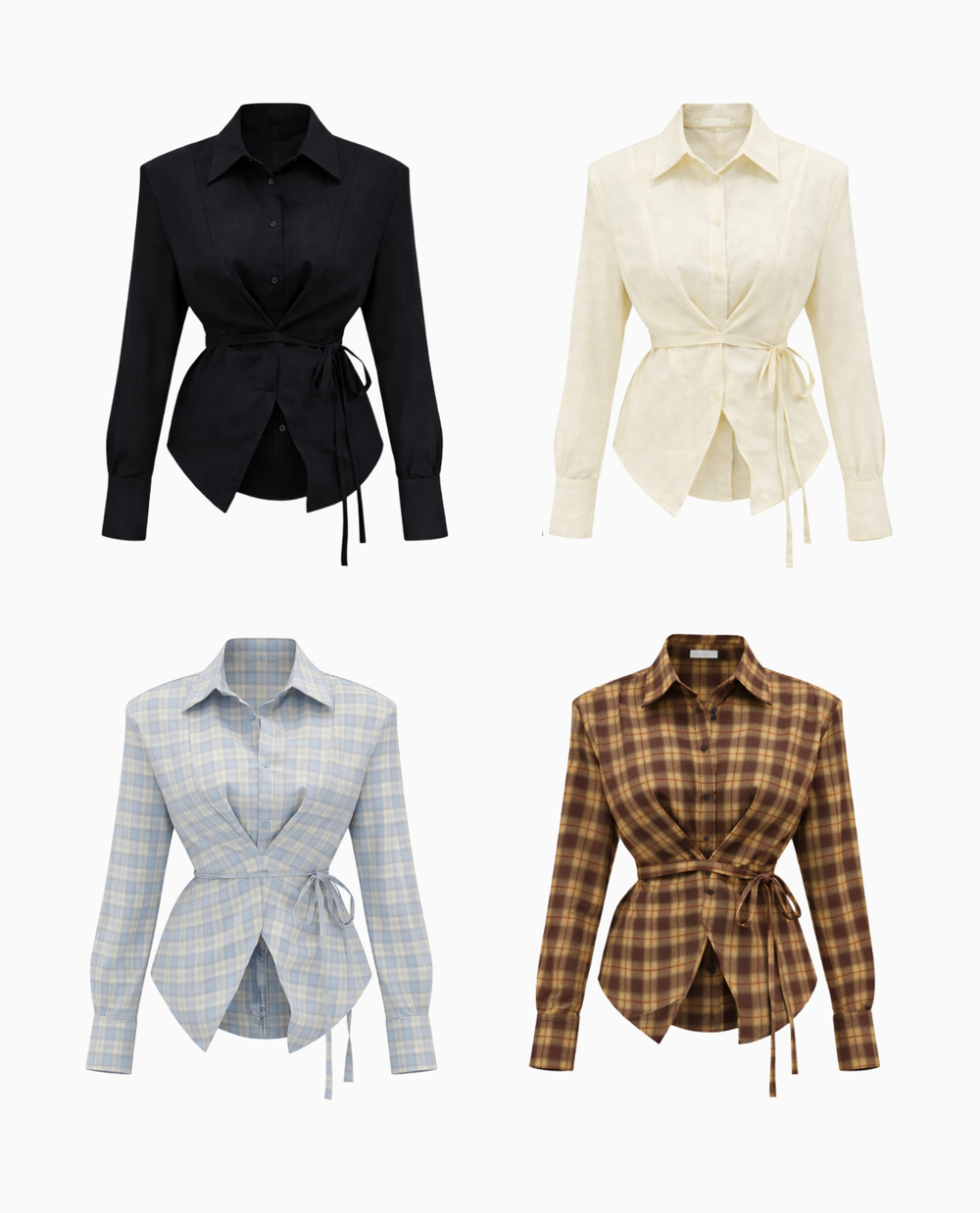 Рубашка waist-defined