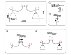 Ambrella Потолочная люстра Traditional TR3042