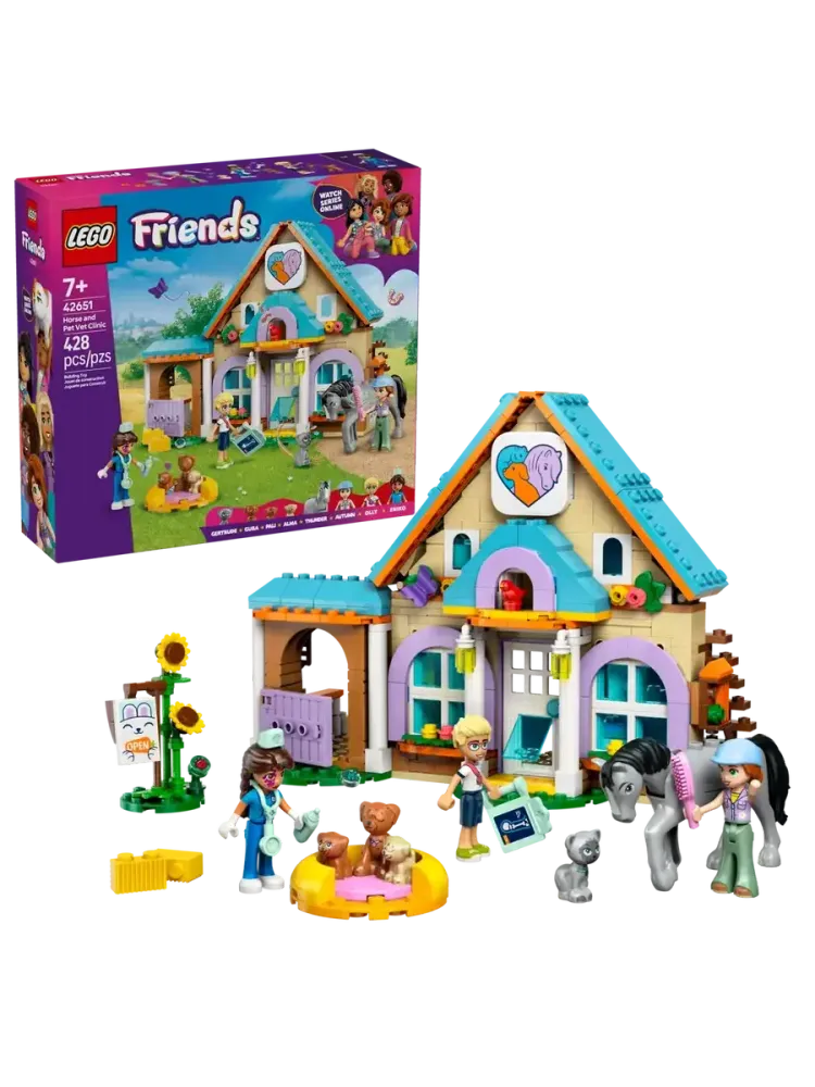 Конструктор Friends 42651 Ветеринарная клиника для лошадей