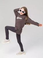 Спортивный костюм для девочки на весну с леггинсами