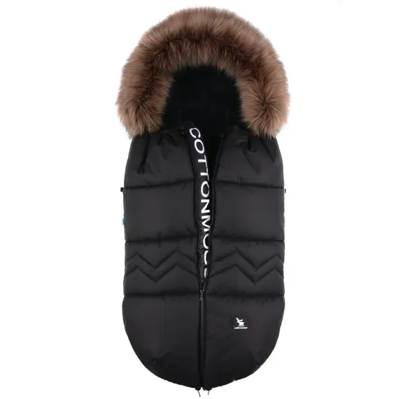 Зимний конверт CottonMoose North Footmuff Black