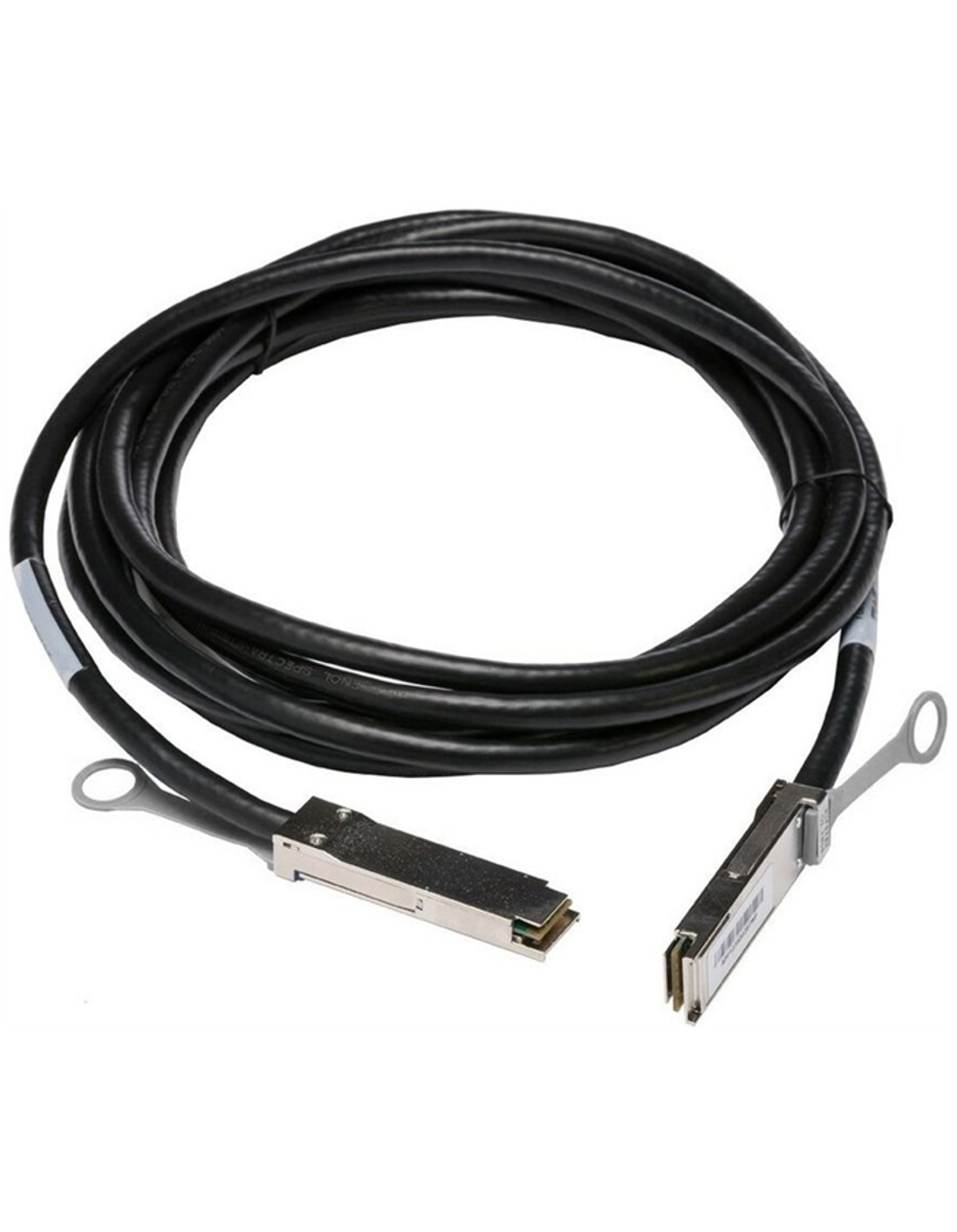 FiberTrade Кабель прямого подключения FT-QSFP+CabP-AWG26-2 (40G, 26AWG витая пара, QSFP+, 2м)