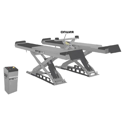 KraftWell (KRW45WA-JB) Подъемник ножничный г/п 4500 кг заглубляемый, платформы для сход-развала