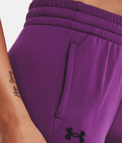 Женские теннисные брюки Under Armour Women's Armour Fleece® Joggers - Фиолетовый