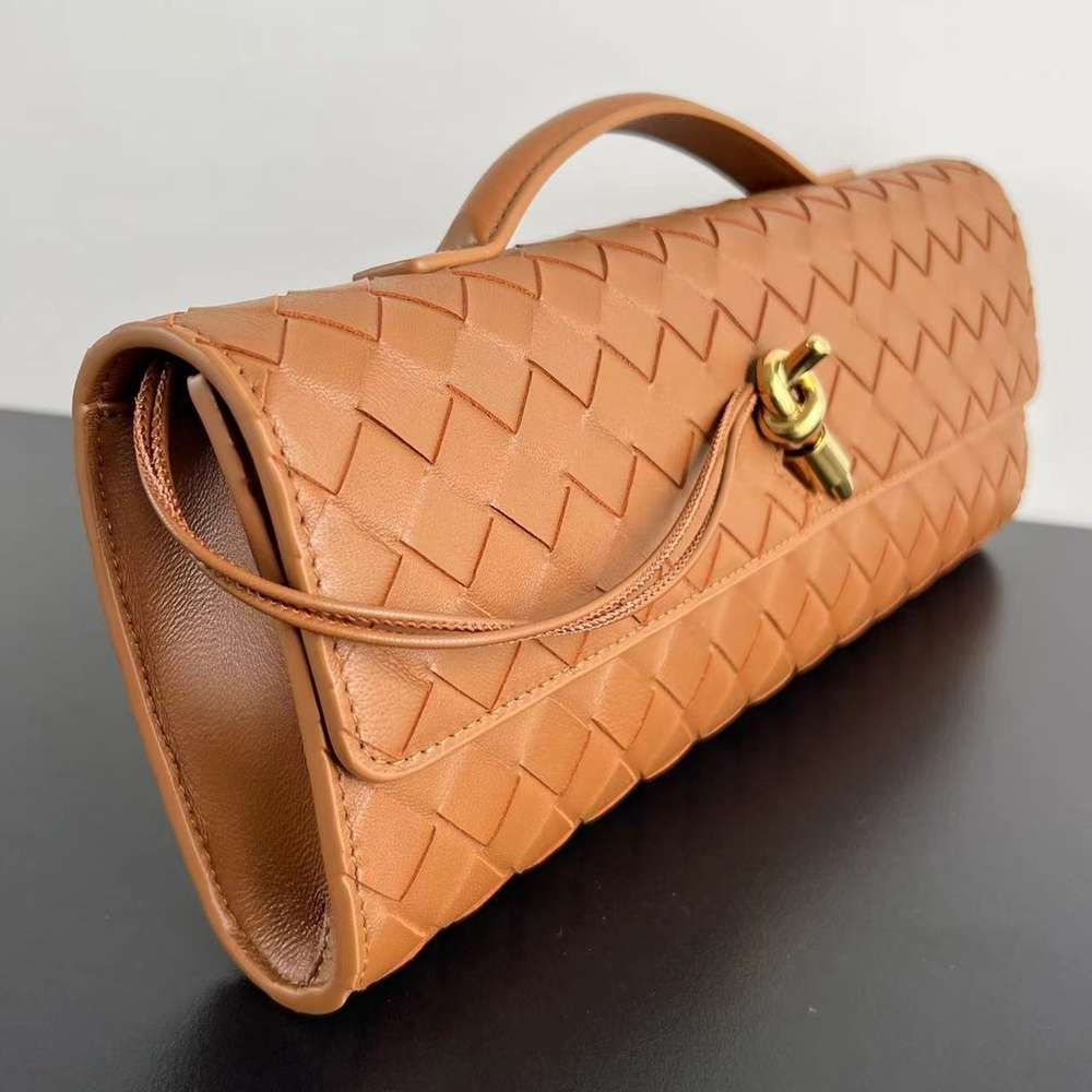 Bottega Veneta Long Clutch Andiamo With Handle