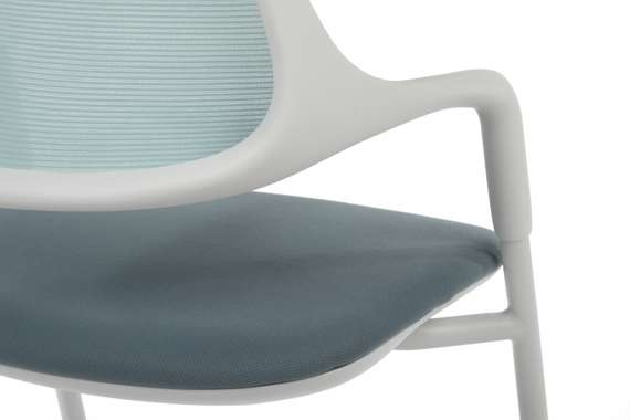 Кресло Scroll SF HY-813B Голубой/Серый