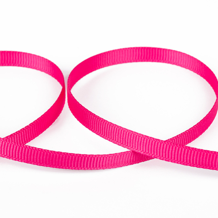 Тесьма декоративная репсовая, 6мм, №037 т.розовый