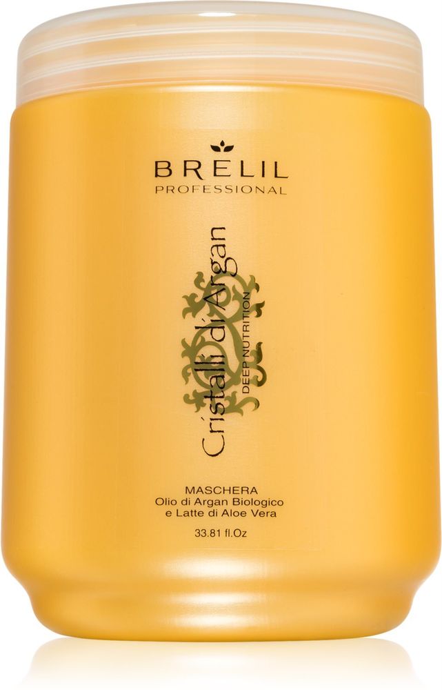 Brelil Numero Cristalli di Argan Mask - глубоко увлажняющая маска для всех типов волос /   1000  ml  / GTIN 8011935067305