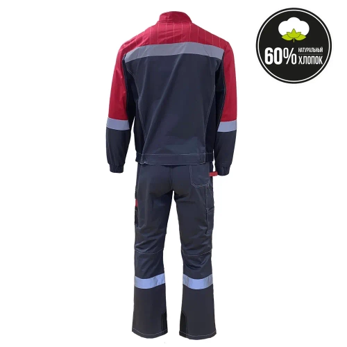 Костюм мужской (комплект) ФОРМУЛА т/сер/чер/кр(56-58)182-188