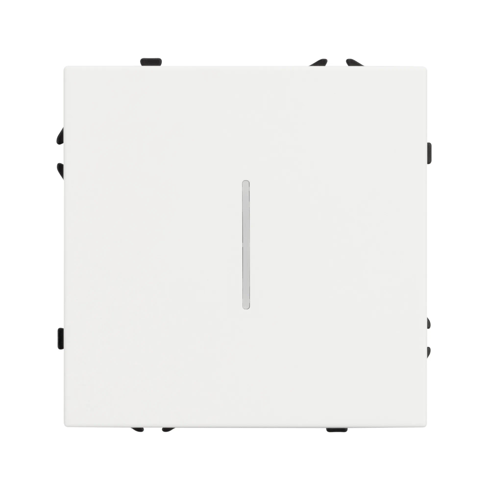 Механизм выключателя одноклавишный непроходной LED SWT-NOBE-MK01-SFPL-L-WH (230V, 10A) (Arlight, -) 054232