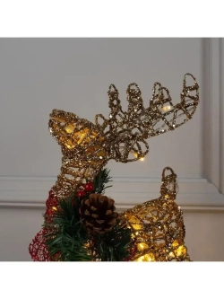 Светодиодная фигура "Олень золотистый"