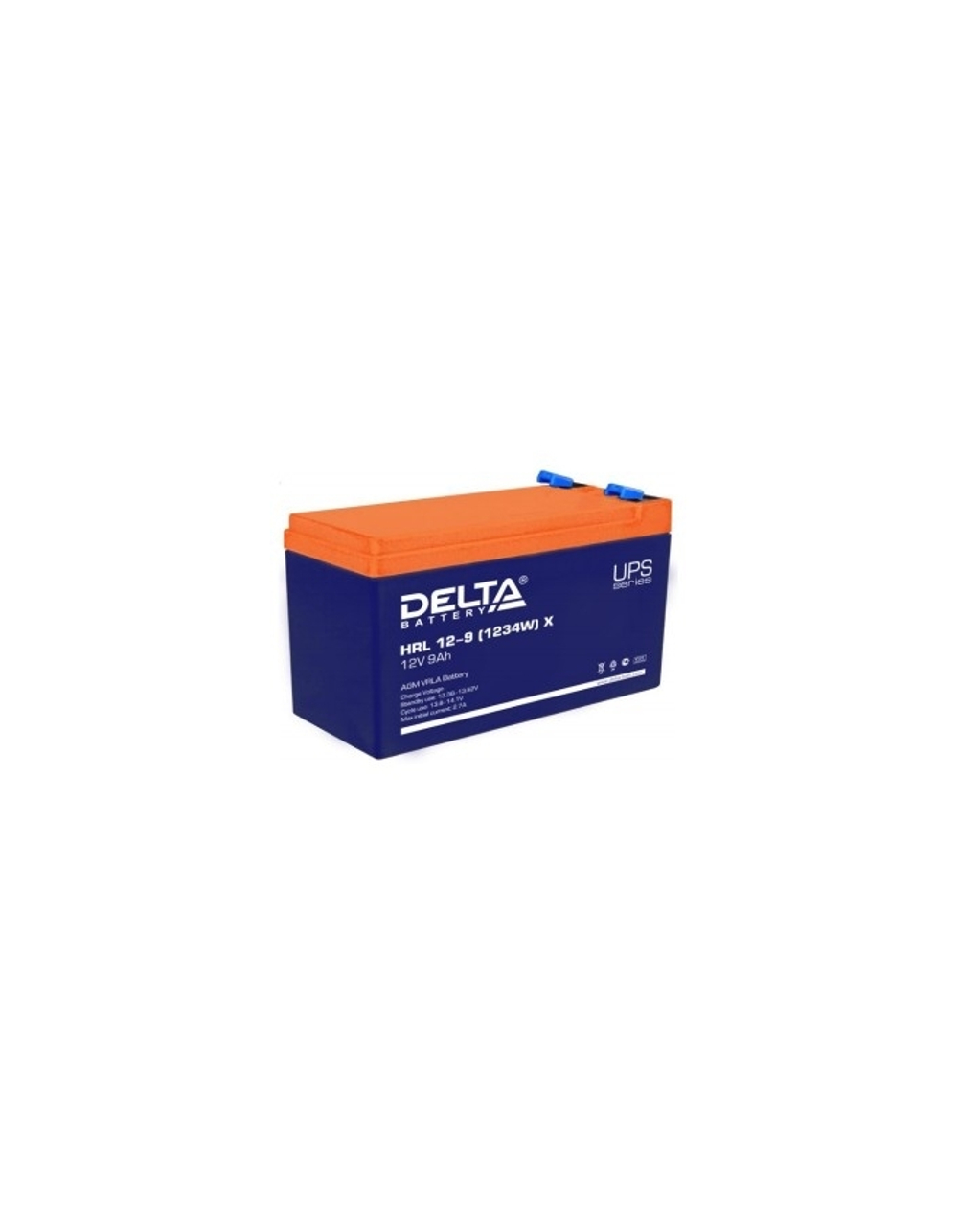 Delta HRL 12-9 (1234W) X (9А\ч, 12В) свинцово- кислотный  аккумулятор