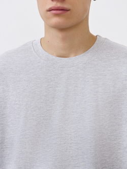 Футболка плотная (серый меланж)