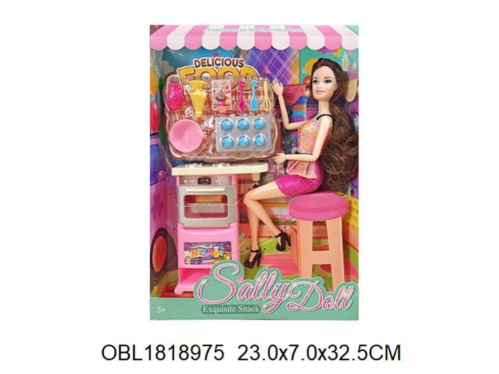 Кукла тип модель, с аксесс. коробка 68112-2