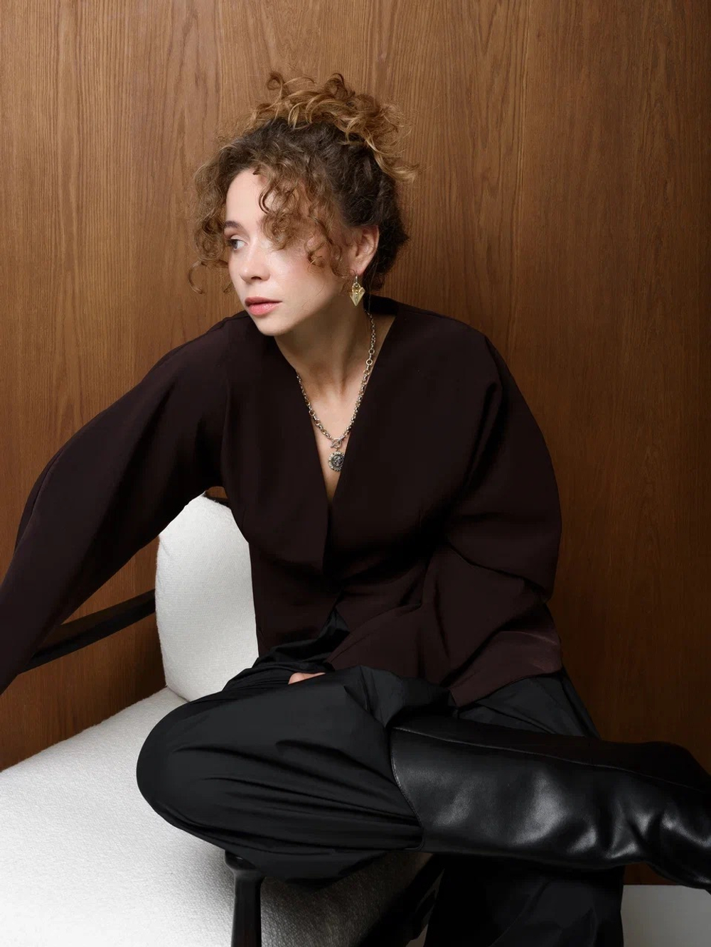 Колье "Silver coin" Bicolor