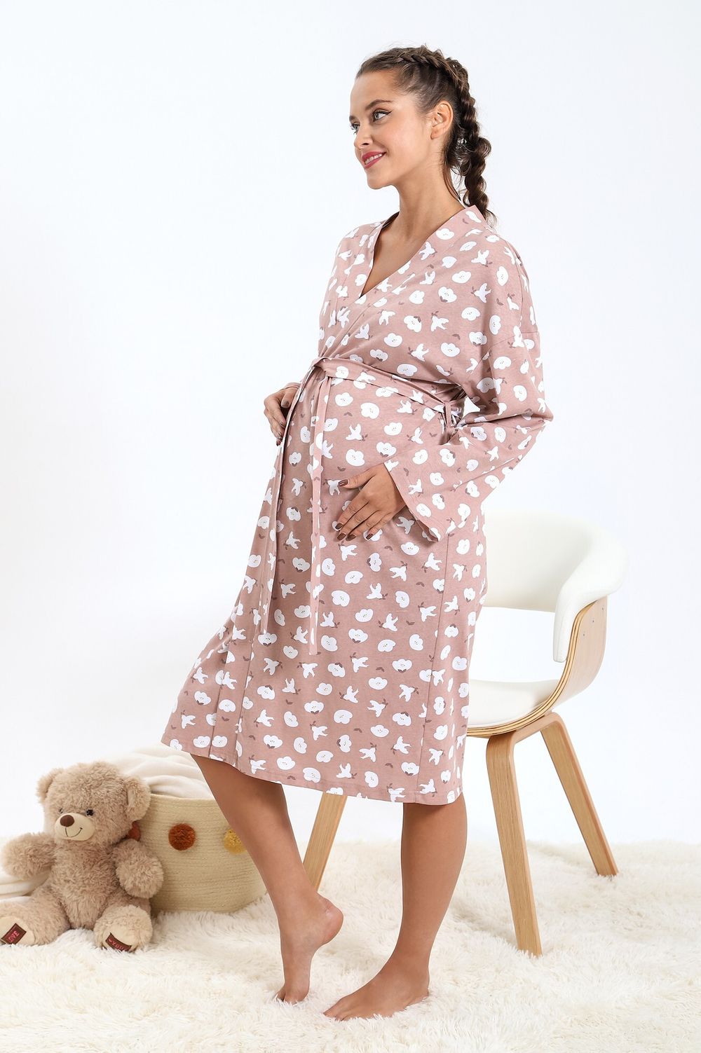 Халат женский Хлопушек-3 Виотекс РАЗНОЦВЕТНЫЙ