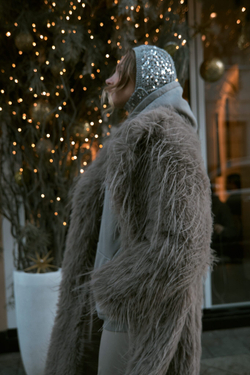 Шуба страус