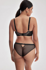 Черный бюстгальтер Chita на каркасах с чашками на тонком поролоне (Размер: 70I) (Цвет: черный)