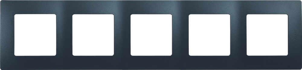 Рамка 5 постов антрацит ETIKA Legrand