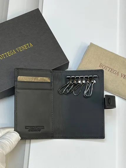 Ключница Bottega Veneta, черный