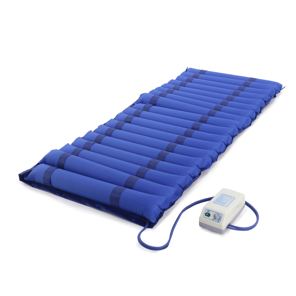 Противопролежневый матрас Med-Mos DL02-I (синий) с чехлом наматрасником (высота 11 см)